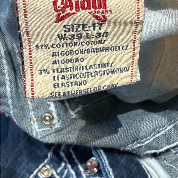 Women’s L.A Idol Plus Size Jeans Size 17 - Picture 4 of 5